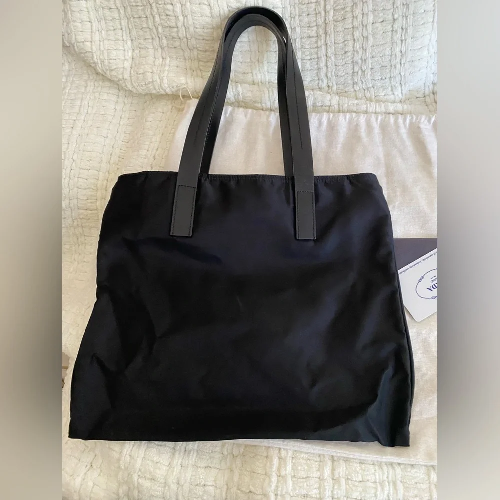 Prada Black Nylon Tote Bag - Picture 3 of 14